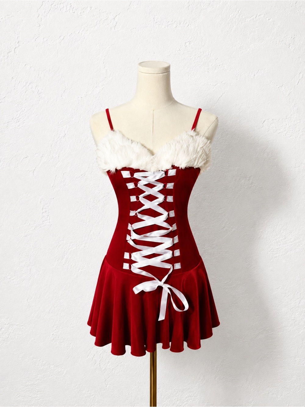 Vintage Shirley’s  of Hollywood Christmas coquette dress M